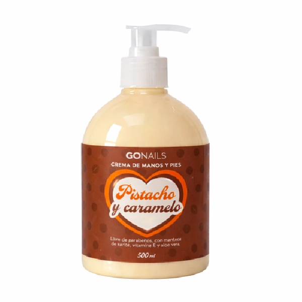 Foto Principal GO NAILS Crema de manos y pies Pistacho Caramelo - 500 ml